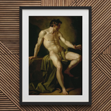 Cain - Anton Losenko kunstdruk op canvas, 20x30’’ / 51x76cm / zwarte lijst / passe-partout, posters, prints & beeldende kunst, Toby Leon