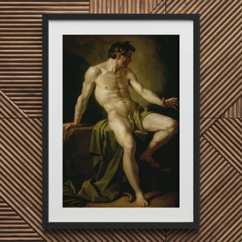 Cain - Anton Losenko kunstdruk op canvas, 20x30’’ / 51x76cm / zwarte lijst / passe-partout, posters, prints & beeldende kunst, Toby Leon