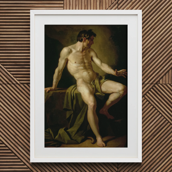 Cain - Anton Losenko kunstdruk op canvas, 20x30’’ / 51x76cm / witte lijst / passe-partout, posters, prints & beeldende kunst, Toby Leon