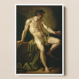 Cain - Anton Losenko Art Print / Canvas, 12x18’’ / 31x46cm / White Frame, Posters Prints & Visual Artwork, Toby Leon