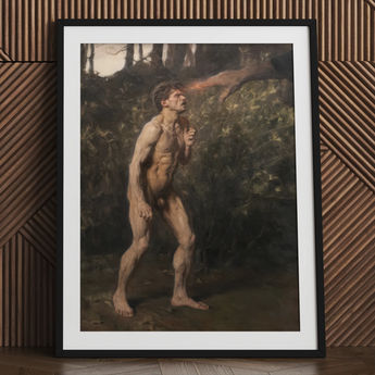 Cain - Julius Paulsen Fine-Art-Print / Leinwand, 24x32’’ / 61x81cm / Schwarzer Rahmen / Passepartout, Poster-Drucke & visuelle Kunstwerke, Toby Leon