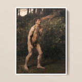 Cain - Julius Paulsen Fine-Art-Print / Leinwand, 12x16’’ / 31x41cm / Weißer Rahmen, Poster-Drucke & visuelle Kunstwerke, Toby Leon