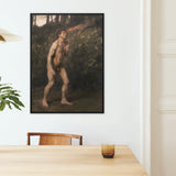 Cain - Julius Paulsen Fine Art Print / Canvas Framed Classical Painting Nude Male Figure Outdoor Forest, Advances, Prints