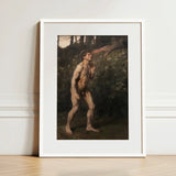 Cain - Julius Paulsen Fine Art Print / Canvas Framed Classical Painting Nude Male Figure Outdoor Rendered, Advances, Prints
