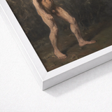 Cain - Julius Paulsen Fine Art Print / Canvas White Framed Classical Nude Figure Painting, Advances, Prints