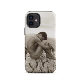 Cain - Wilhelm Von Gloeden Gay Phone Case Iphone 12 / Matte Phone Case Nude Man Wilhelm Gloeden, Gloeden Gay, Monochrome Solitude,