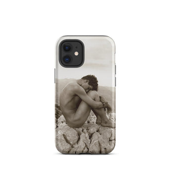Cain - Wilhelm Von Gloeden Gay Phone Case Iphone 12 Mini / Matte Iphone Case Nude Man Wilhelm Gloeden, Gloeden Gay, Monochrome Solitude,