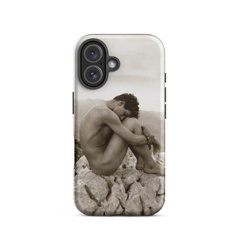 Cain - Wilhelm Von Gloeden Gay Phone Case Iphone 16 / Matte Phone Case Nude Figure Wilhelm Gloeden, Gloeden Gay, Monochrome Solitude,