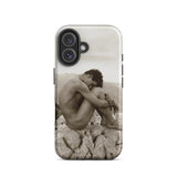 Cain - Wilhelm Von Gloeden Gay Phone Case Iphone 16 / Matte Phone Case Nude Figure Wilhelm Gloeden, Gloeden Gay, Monochrome Solitude,