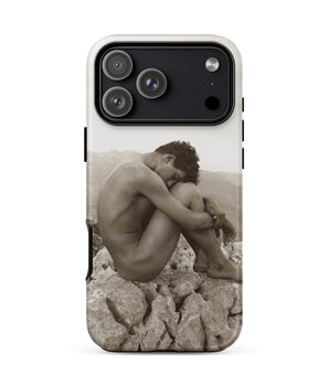 Iphone 17 Pro Max / Matte Cain - Wilhelm Von Gloeden Gay Phone Case, Monochrome Solitude, Nude