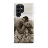 Cain - Wilhelm Von Gloeden Gay Phone Case Samsung Galaxy S22 Ultra / Matte Sleek Minimalist Phone Case Sepia-toned Artistic Photograph Nude