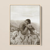 Cain - Wilhelm Von Gloeden Gay Photography Art Print / Canvas, 12x16’’ / 31x41cm / Natural Frame, Posters Prints & Visual Artwork, Toby Leon