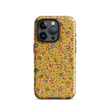 Carnations - Funda de iPhone de tela con estampado floral, 15 Pro / Brillo, Fundas para móviles, Toby Leon