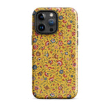 Carnations - Funda de iPhone de tela con estampado floral, 15 Pro Max / Brillo, Fundas para móviles, Toby Leon