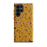 Carnations - Flower Pattern Fabric Phone Case, Samsung Galaxy S22 Ultra / Matte, Mobile Cases, Toby Leon