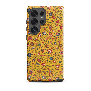 Carnations - Flower Pattern Fabric Phone Case, Samsung Galaxy S25 Ultra / Gloss, Mobile Cases, Toby Leon