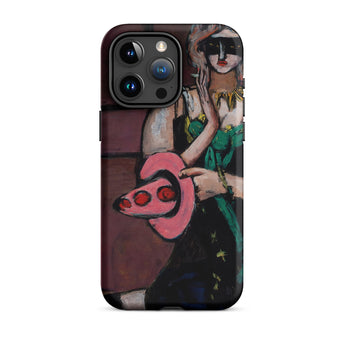 Carnival Mask - Max Beckmann Phone Case Iphone 15 Pro / Matte Artistic Phone Case Max Beckmann, Beckmann’s Carnival Mask, German