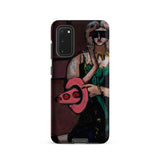 Carnival Mask - Max Beckmann Phone Case Samsung Galaxy S20 / Matte Phone Case Stylized Painting Woman Green Black Attire Max Beckmann,