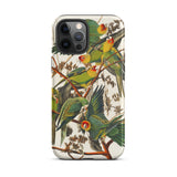 Carolina Parrots - John James Audubon Phone Case, Iphone 12 Pro Max / Matte, Mobile Cases, Toby Leon