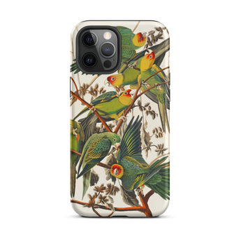 Carolina Parrots - John James Audubon Phone Case, Iphone 12 Pro Max / Matte, Mobile Cases, Toby Leon
