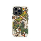 Carolina Parrots - John James Audubon Phone Case, Iphone 13 Pro / Matte, Mobile Cases, Toby Leon