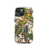 Carolina Parrots - John James Audubon Phone Case, Iphone 14 / Matte, Mobile Cases, Toby Leon