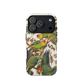 Carolina Parrots - John James Audubon Phone Case, Iphone 17 Pro / Matte, Mobile Cases, Toby Leon