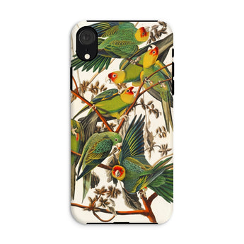 Carolina Parrots - John James Audubon Phone Case, Iphone Xr / Matte, Mobile Cases, Toby Leon