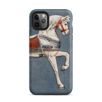 Cavallo da giostra - Custodia Iphone acquerello di Henry Murphy, 11 Pro Max / opaca, Custodie per telefoni cellulari, Toby Leon