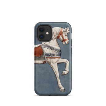 Cavallo da giostra - Custodia Iphone acquerello di Henry Murphy, 12 Mini / opaca, Custodie per telefoni cellulari, Toby Leon