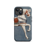 Cavallo da giostra - Custodia Iphone acquerello di Henry Murphy, 13 / opaca, Custodie per telefoni cellulari, Toby Leon