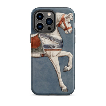 Carousel Horse - Custodia per iPhone ad acquerello di Henry Murphy, 14 Pro Max / Opaco, Custodie per telefoni cellulari, Toby Leon