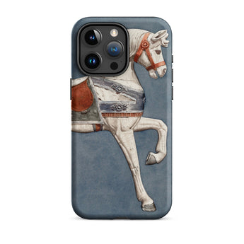 Carousel Horse - Custodia per iPhone ad acquerello di Henry Murphy, 15 Pro Max / Opaco, Custodie per telefoni cellulari, Toby Leon