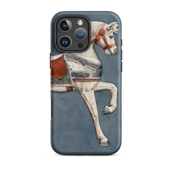 Carousel Horse - Custodia per iPhone ad acquerello di Henry Murphy, 16 Pro Max / Opaco, Custodie per telefoni cellulari, Toby Leon