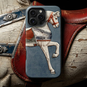 Cavallo da giostra - Custodia Iphone acquerello di Henry Murphy, Custodie per telefoni cellulari, Toby Leon