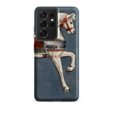 Carousel Horse - Henry Murphy Watercolor Phone Case, Samsung Galaxy S21 Ultra / Matte, Mobile Cases, Toby Leon