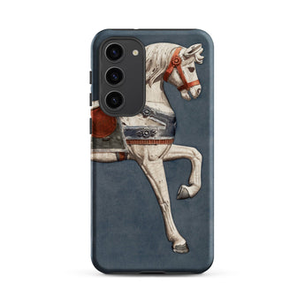 Carousel Horse - Henry Murphy Watercolor Phone Case, Samsung Galaxy S23 Plus / Matte, Mobile Cases, Toby Leon