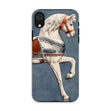 Cavallo da giostra - Custodia Iphone acquerello di Henry Murphy, Xr / opaca, Custodie per telefoni cellulari, Toby Leon