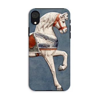 Cavallo da giostra - Custodia Iphone acquerello di Henry Murphy, Xr / opaca, Custodie per telefoni cellulari, Toby Leon