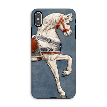 Cavallo da giostra - Custodia Iphone acquerello di Henry Murphy, Xs Max / opaca, Custodie per telefoni cellulari, Toby Leon