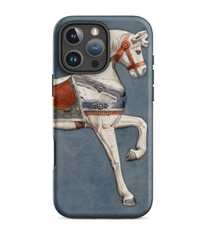 Iphone 16 Pro Max / Matte Carousel Horse - Henry Murphy Watercolor Phone Case Murphy’s, Transforms, Pocket-sized Masterpiece, a Fleeting