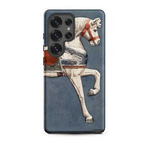Carousel Horse - Henry Murphy Watercolor Samsung Case, Galaxy S25 Ultra / Matte, Smartphone Case Carousel Horse Design