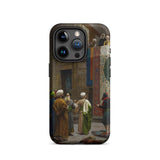 Carpet Seller of Cairo - Jean-leon Gerome Phone Case, Iphone 15 Pro / Matte, Mobile Cases, Toby Leon