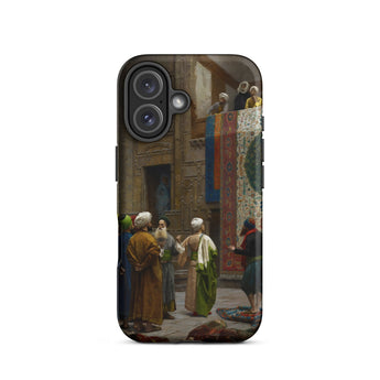 Carpet Seller of Cairo - Jean-leon Gerome Phone Case, Iphone 16 / Matte, Mobile Cases, Toby Leon