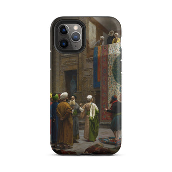 Carpet Seller of Cairo - Jean-leon Gerome Phone Case Iphone 11 Pro / Matte Smartphone Case Classical Painting Gerome Iphone Case, Beneath