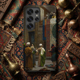 Carpet Seller of Cairo - Jean-leon Gerome Phone Case Black Phone Case Detailed Classical Painting Figures Traditional Gerome Iphone Case,