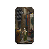 Carpet Seller of Cairo - Jean-leon Gerome Phone Case Samsung Galaxy S25 / Matte Black Phone Case Detailed Classical Painting Men