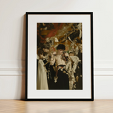 Carte Blanche - Surreal Gay Baroque Art Print / Canvas, 12x16’’ / 31x41cm / Black Frame / Matboard, Posters Prints & Visual Artwork, Toby