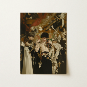 Carte Blanche - Surreal Gay Baroque Art Print / Canvas, 12x16’’ / 31x41cm / Unframed / no Border, Posters Prints & Visual Artwork, Toby Leon