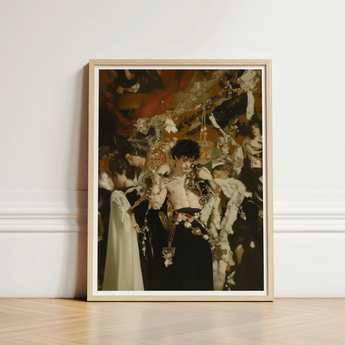 Framed Art Print Dramatic Ornate Scene Rich Warm Surreal Gay Baroque, Dream Incarnate